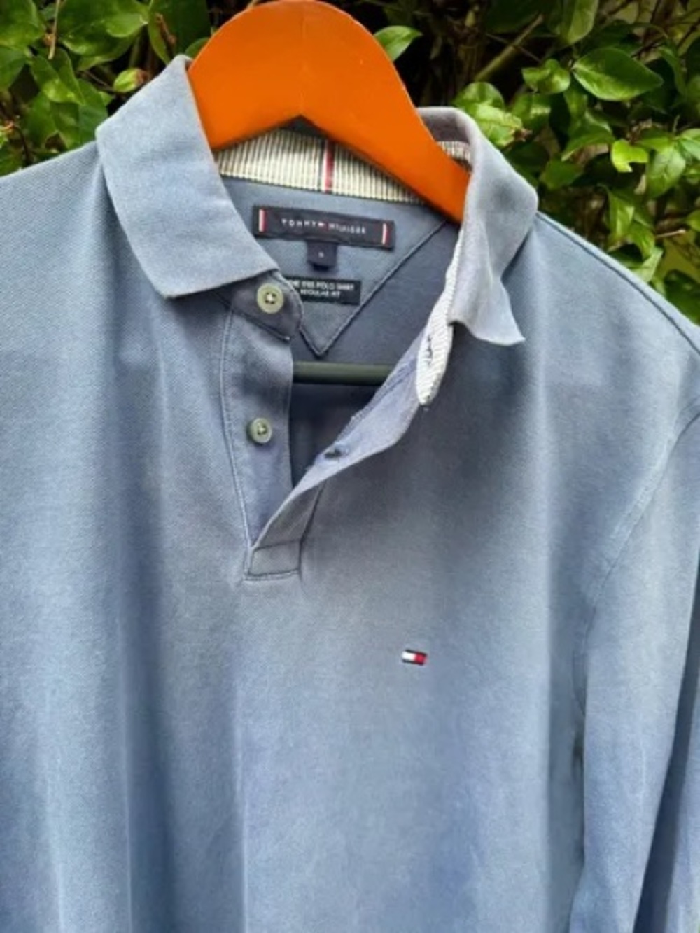 Tommy Hilfiger Men's Light Blue Short Sleeve Polo